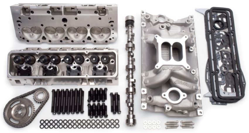 Edelbrock 2096 Power Package Top End Kit 383 SBC 460 Hp