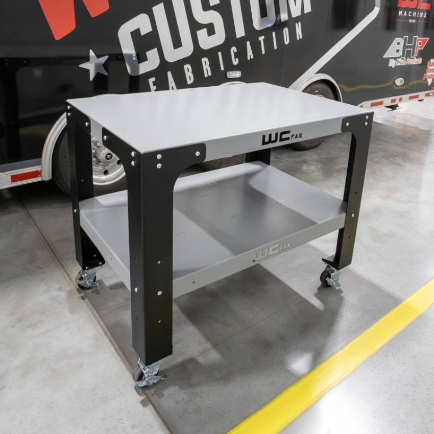 Wehrli WCF25-3248-120-TBLGR2 Modular Steel Work Bench Top/Shelf Kit, 32in. x 48in. x .120in. Thick, BOTH Grey