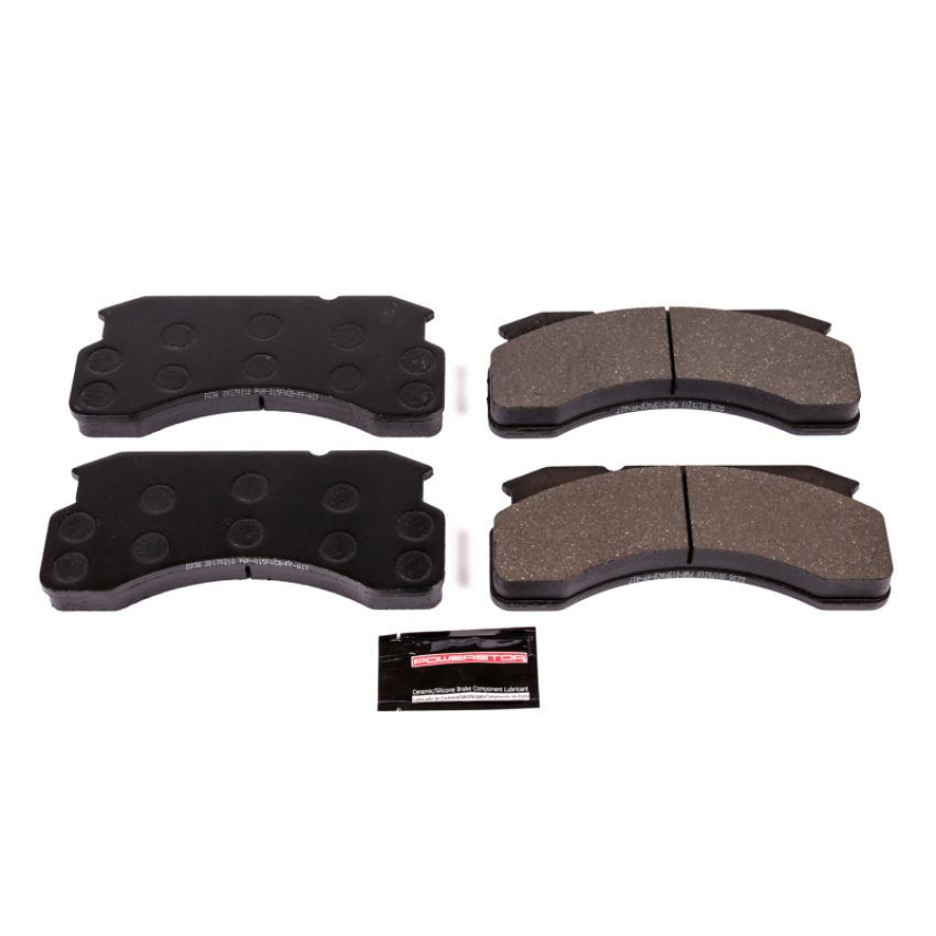 PowerStop Z36-236 PowerStop - Z36 Truck and SUV Carbon-Fiber Ceramic Brake Pads with Hardware Kit