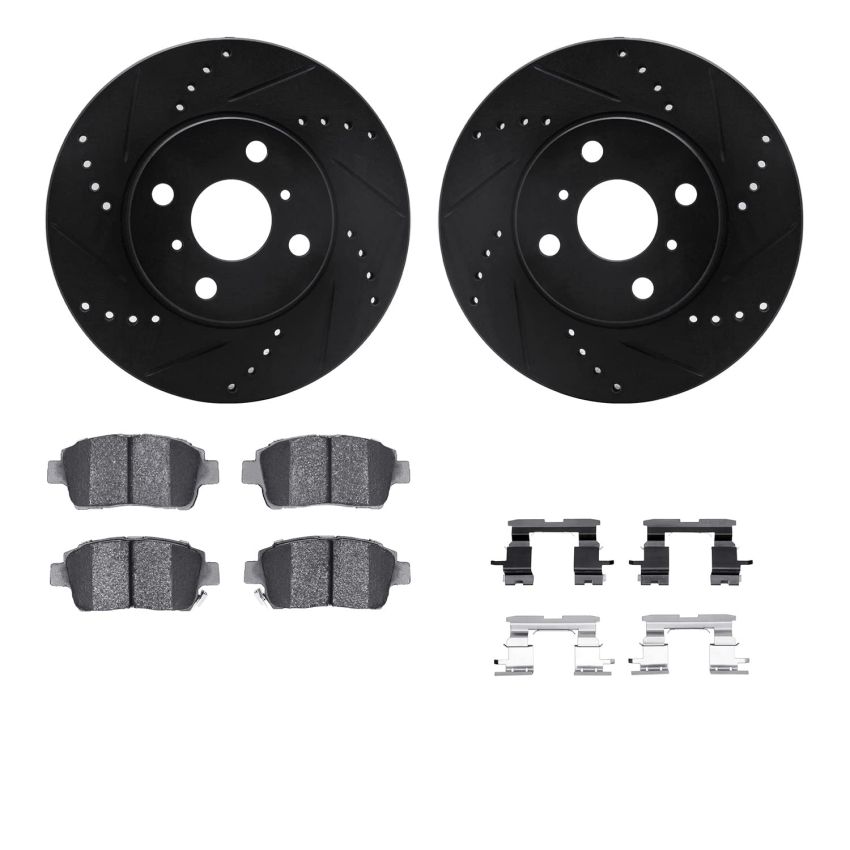 Dynamic Friction 8512-91003 Rotor Kit