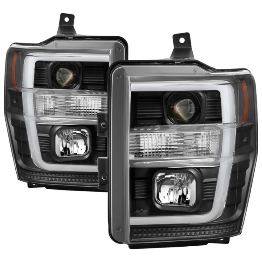 SPYDER 5086228 Projector Headlights - Version 2 - Switch Back Light Bar - Black