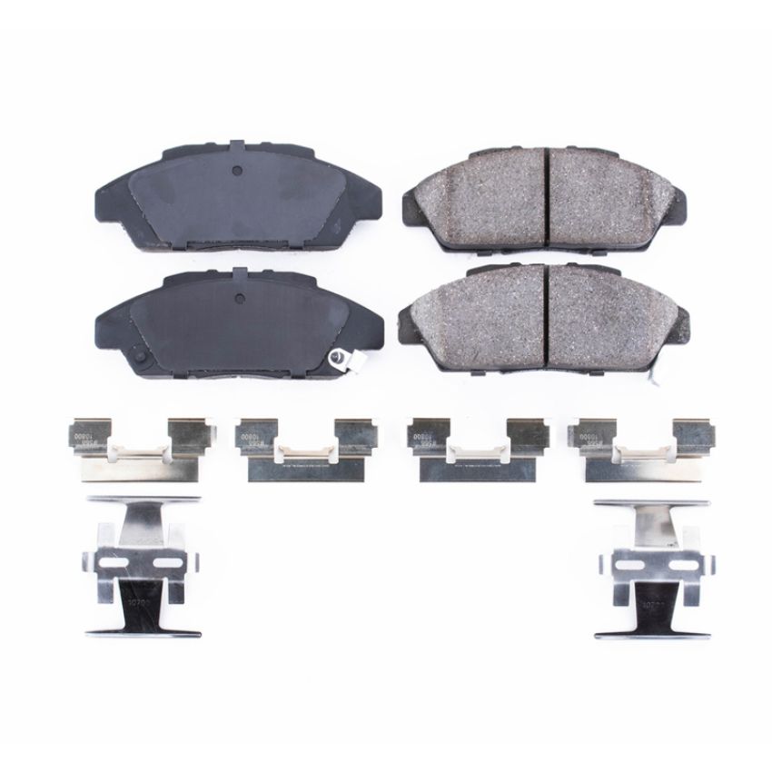 PowerStop 17-496 PowerStop - Z17 Low-Dust Ceramic Brake Pads with Hardware