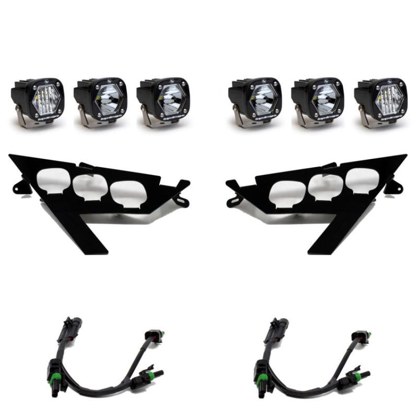 Baja Designs 447156 S1 Triple LED Headlight Kit