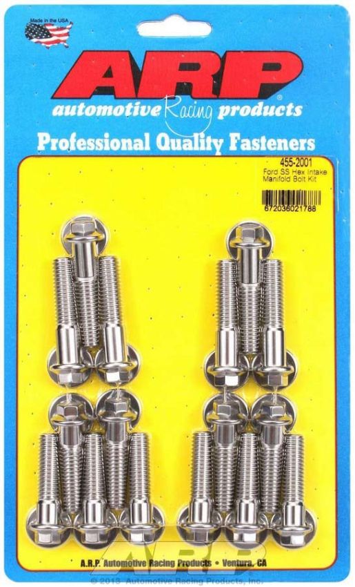 ARP ARP455-2001 BBF S/S Intake Bolt Kit 6pt.