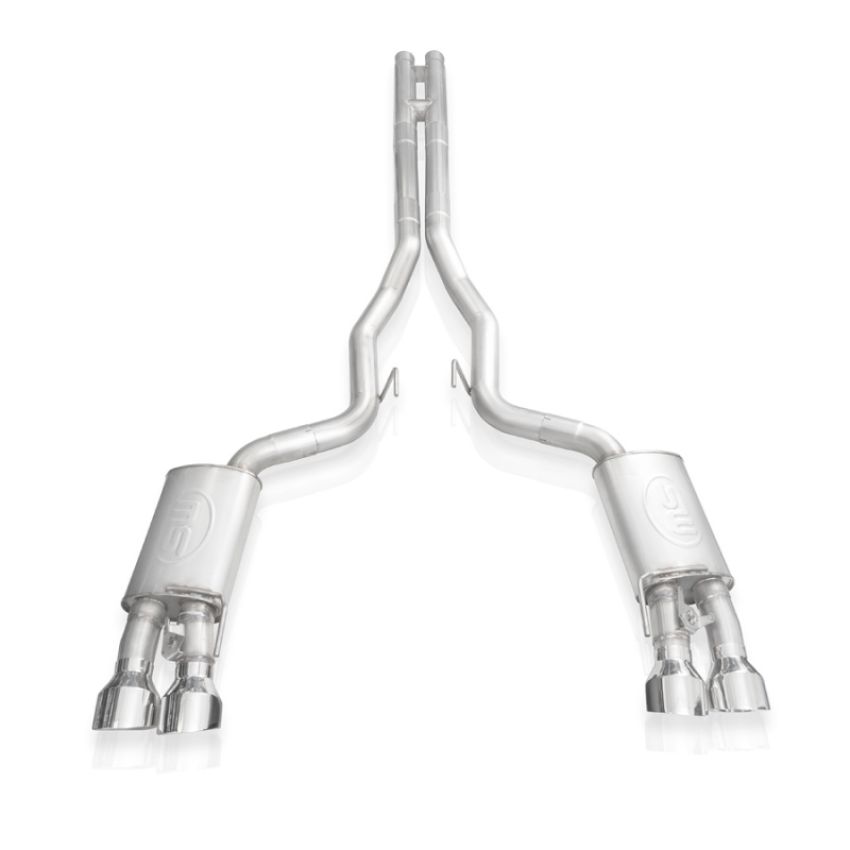 Stainless Works GT500CBHFCL 2020 Ford GT500 Legend Catback H-Pipe Exhaust Factory Connect - Polished Tips
