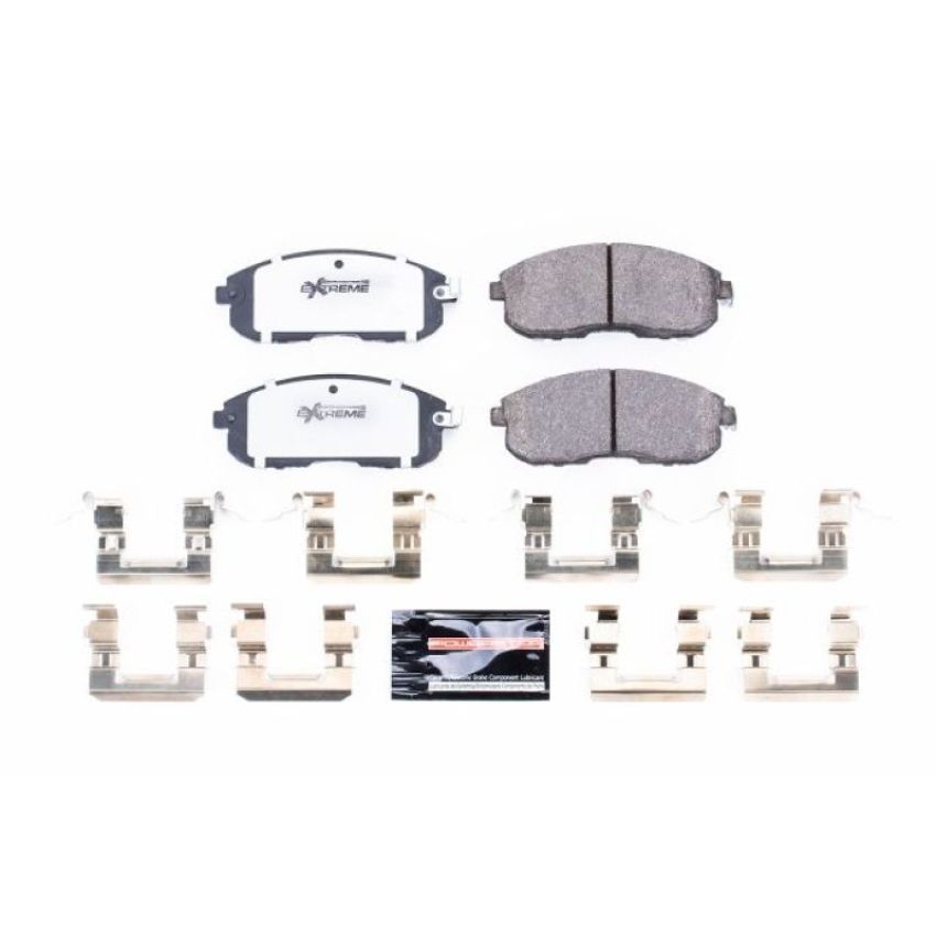 PowerStop Z26-815A PowerStop - Z26 Performance Carbon-Fiber Ceramic Brake Pads with Hardware Kit