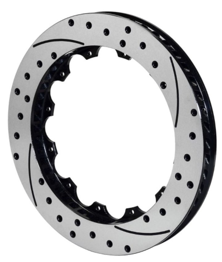 Wilwood 160-12157-BK Rotor-SRP48 SPC-37-RH-BLK-Drill 12.44 x 1.19 - 12 on 7.00in
