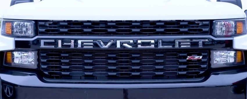 Putco 55552GM 19-20 Chevy Silverado LD - Grille Letters - Stainless Steel Chevrolet Letters