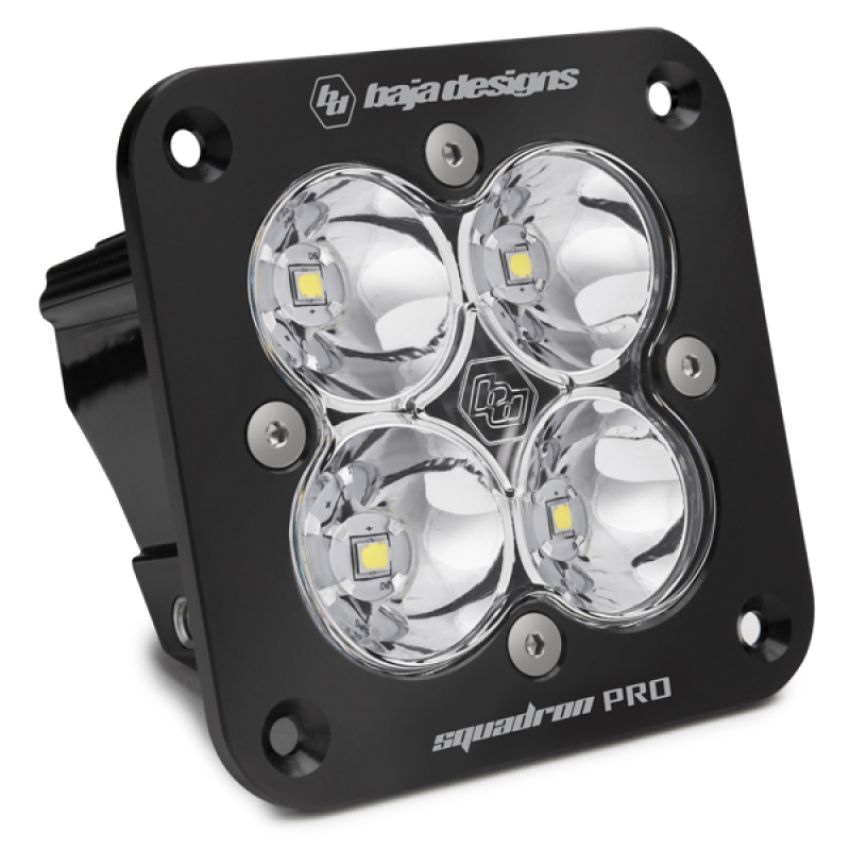 Baja Designs 491006 Squadron Pro Black Flush Mount LED Auxiliary Light Pod