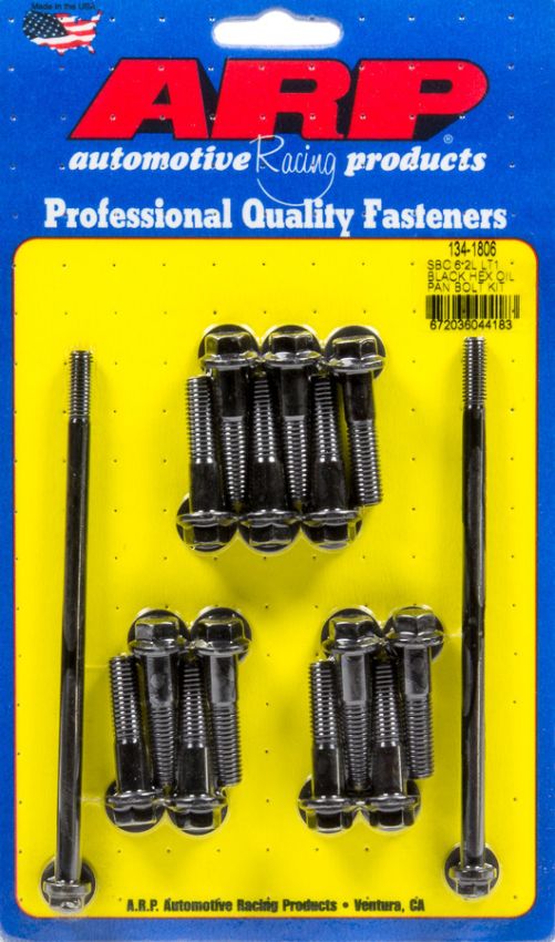 ARP ARP134-1806 Oil Pan Bolt Kit - GM LT1 6.2L 6pt