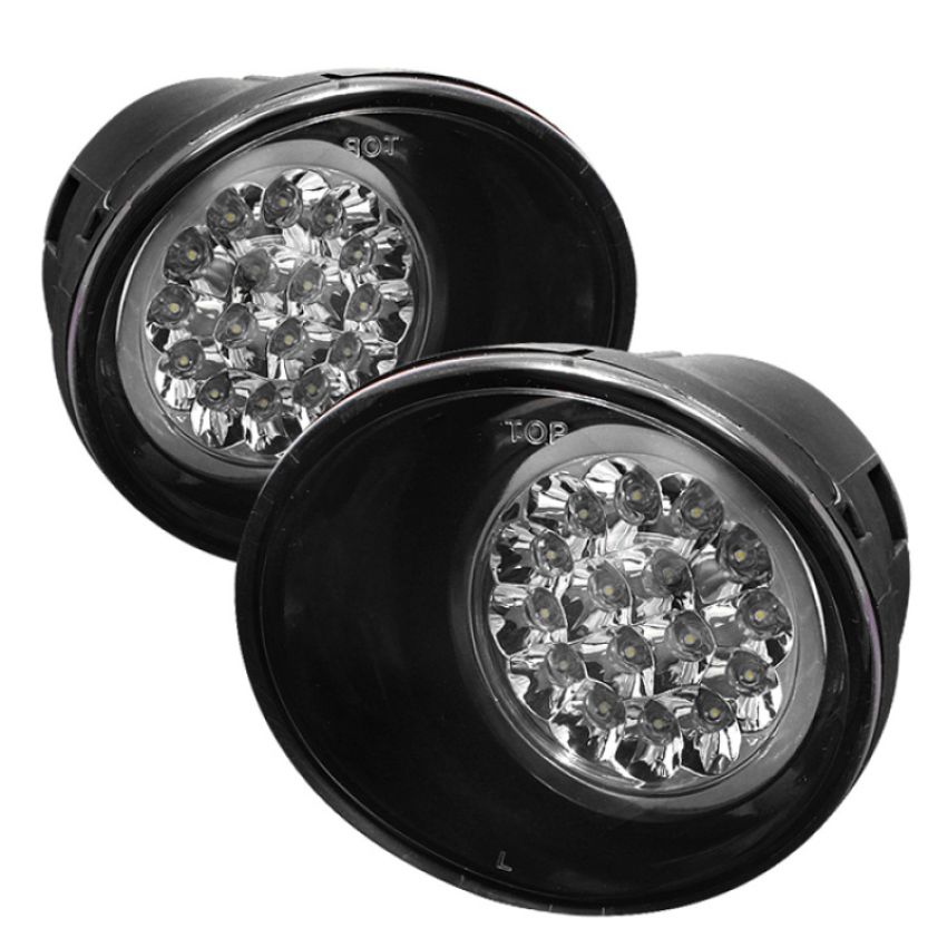 SPYDER 5015747 LED Fog Lights w/Switch - Clear