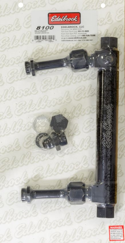 EDELBROCK EDE8100 Dual Feed Fuel Log  Adj. 4150/4500 Series Carbs