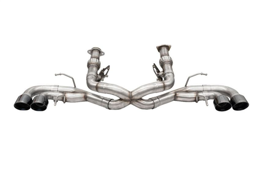 CORSA Performance 21104BLK Corsa 2020-24 Corvette C8 3in Xtreme Cat-Back Exhaust 4.5in Black Quad Tips - Deletes stock AFMValve