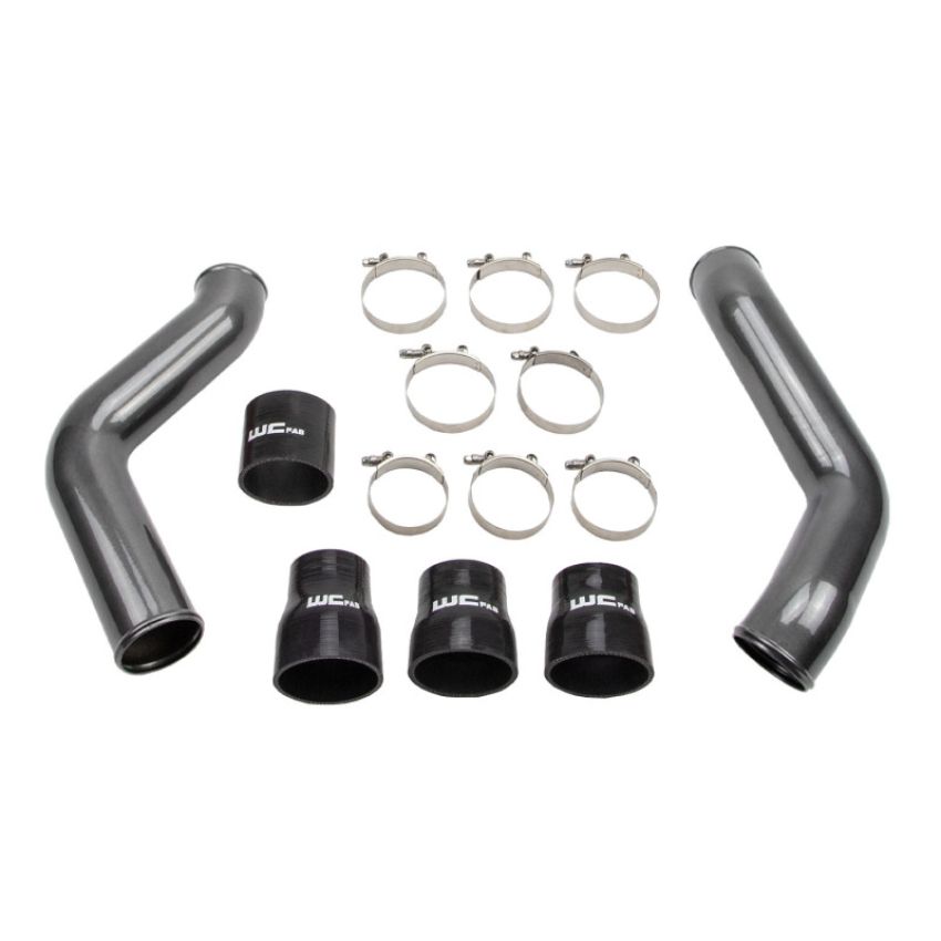 Wehrli WCF100292-GRY 19-23 Dodge Cummins 6.7L Stage 1 High Flow Intake Bundle Kit - WCFab Grey