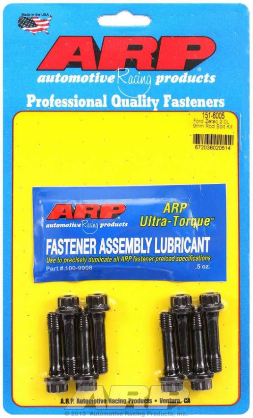 ARP ARP151-6005 Ford Rod Bolt Kit - Fits Zetec 2.0L 9mm