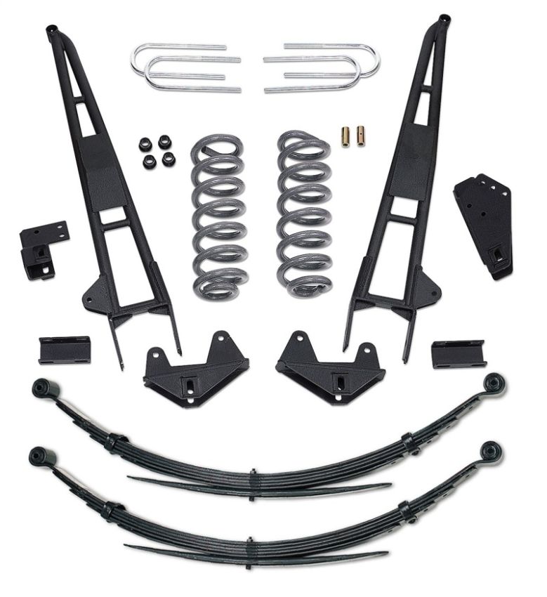 Tuff Country 24815K 81-96 Ford Bronco 4x4 4in Performance Lift Kit with Rear Leaf Springs (SX6000 Shocks)