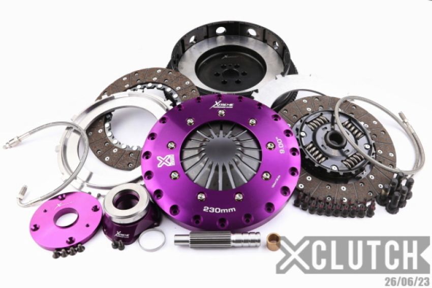 XCLUTCH XKNI23683-2A 99-02 Nissan Skyline GT-R 2.6L 9in Twin Sprung Organic Clutch Kit