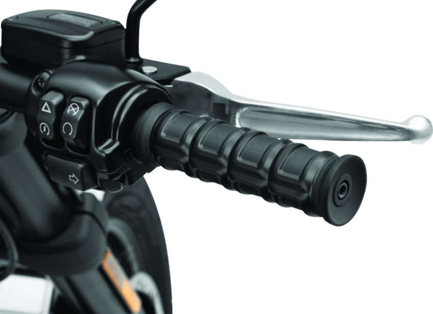 Kuryakyn 6675 Dillinger Grips Throttle-By-Wire Black