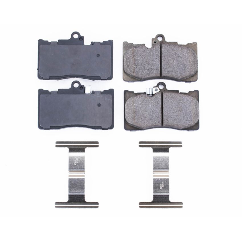 PowerStop 17-1118 PowerStop - Z17 Low-Dust Ceramic Brake Pads with Hardware