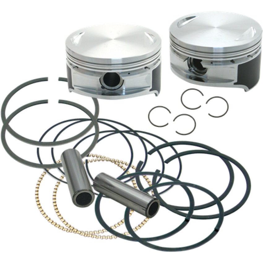 S&S Cycle 92-1210 1999+ BT 3-7/8in Piston Set - Standard
