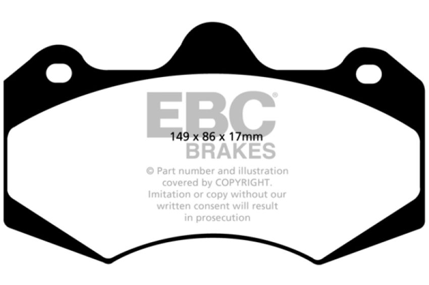 EBC Brakes DP3042C Redstuff Ceramic Low Dust Brake Pads