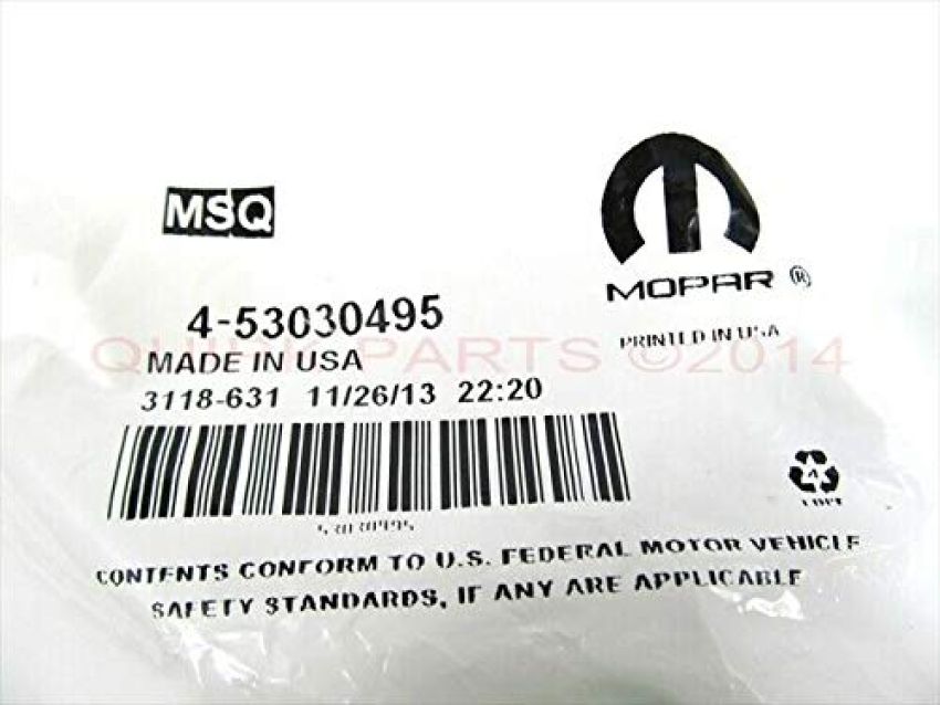 Mopar 53030495 TUBE, Crankcase Vent To Air Cleaner