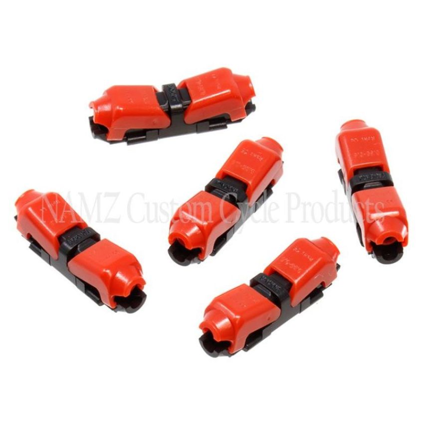 NAMZ NLS-S11 Lightning Splice Kit H-Connection 18-22g 1-Wire to 1-Wire (5 Pack)