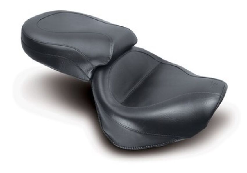 Mustang Motorcycle 75217 Mustang 99-15 Yamaha Road Star 1600, 1700 Wide Touring 2PC Seat - Black