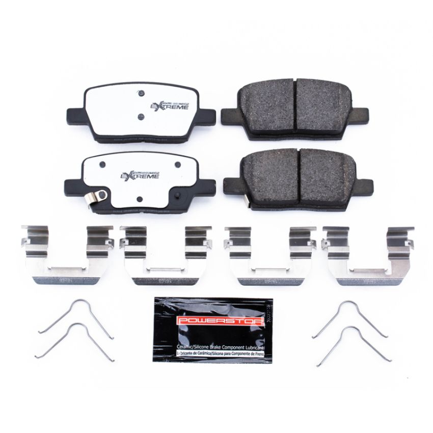PowerStop Z26-1914 PowerStop - Z26 Performance Carbon-Fiber Ceramic Brake Pads with Hardware Kit