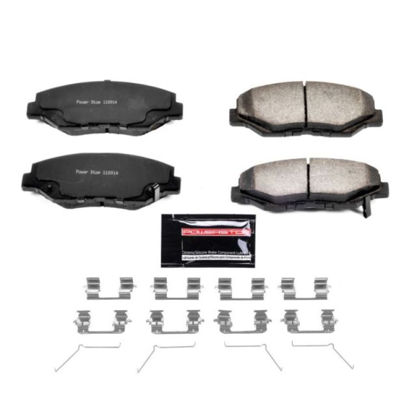 PowerStop Z36-914 PowerStop - Z36 Truck and SUV Carbon-Fiber Ceramic Brake Pads with Hardware Kit