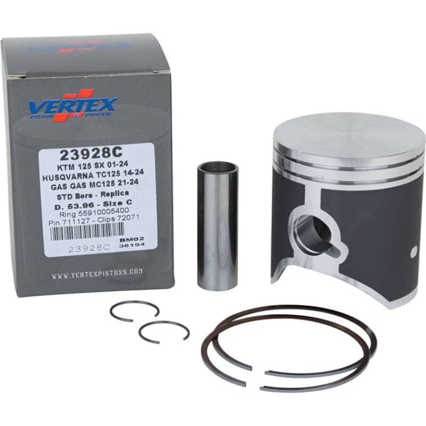 Vertex Pistons 23928C Cast Replica Piston Kit