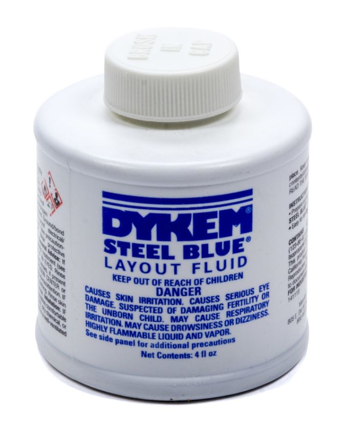 ALLSTAR PERFORMANCE ALL12070 Dykem Layout Fluid 4oz Brush in Cap