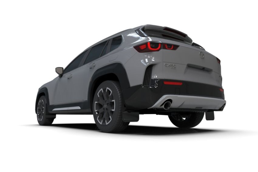 Rally Armor MF107-UR-BLK-GRY Black Mud Flap/Grey Logo