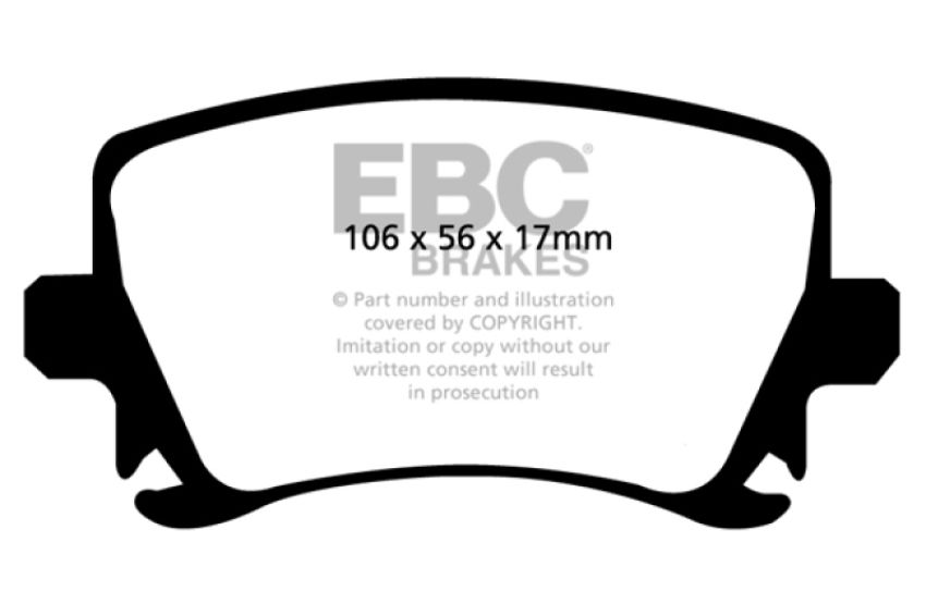 EBC Brakes DP31518C Redstuff Ceramic Low Dust Brake Pads
