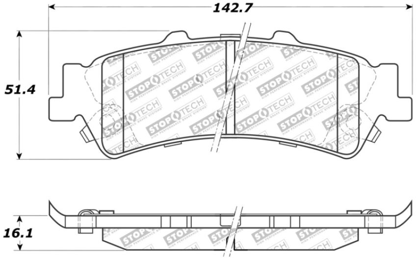 Stoptech 309.07920 Performance Brake Pads