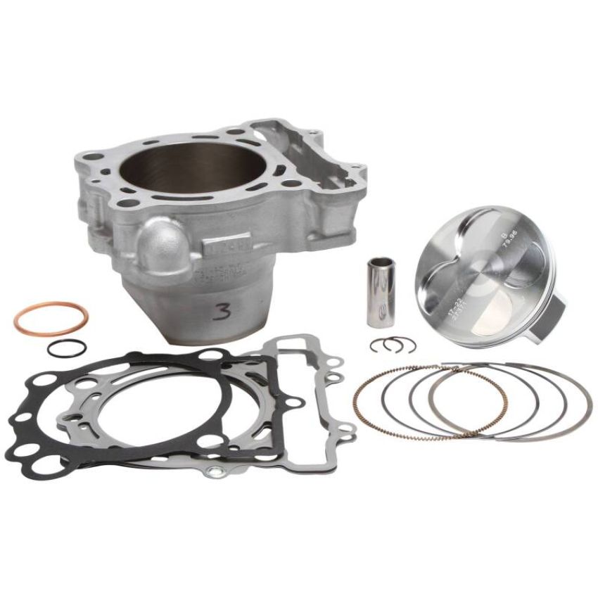 Cylinder Works 31012-K01 17-19 Kawasaki KX 250 F 250cc +3mm Big Bore Cylinder Kit 270cc 13.7:1 Comp. 80mm