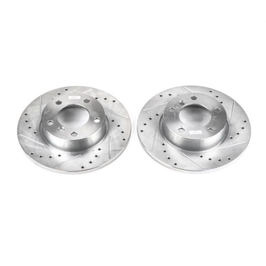PowerStop EBR473XPR PowerStop Evolution Performance Drilled, Slotted & Plated Brake Rotor Pair