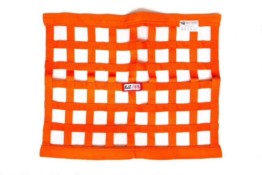 RJS SAFETY RJS10000405 Orange Ribbon Window Net 18x24