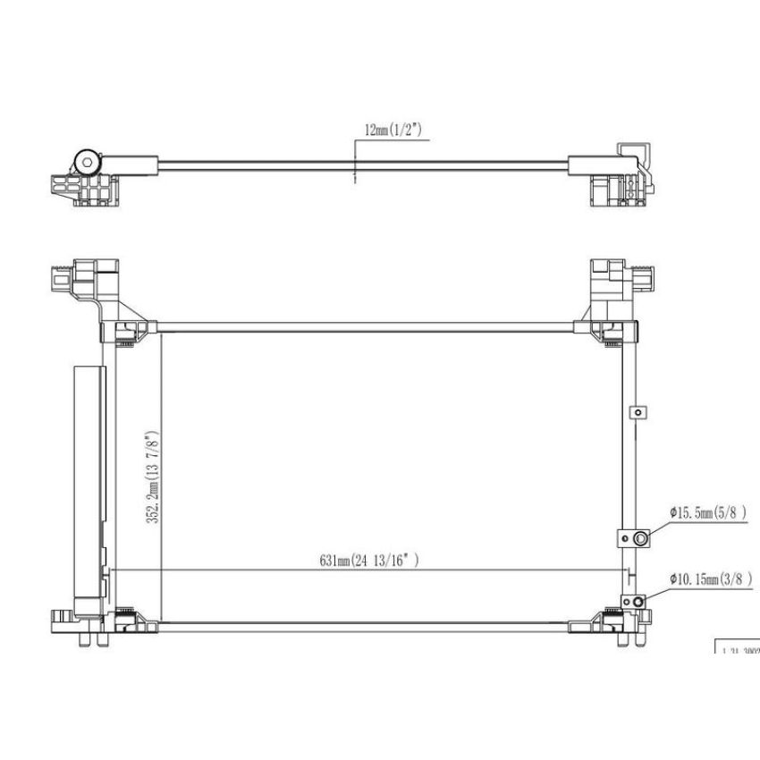 Reach International 31-30021 A/C Condenser