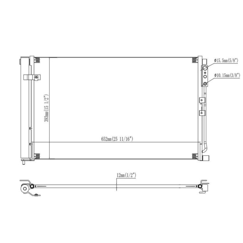 Reach International 31-30052 A/C Condenser