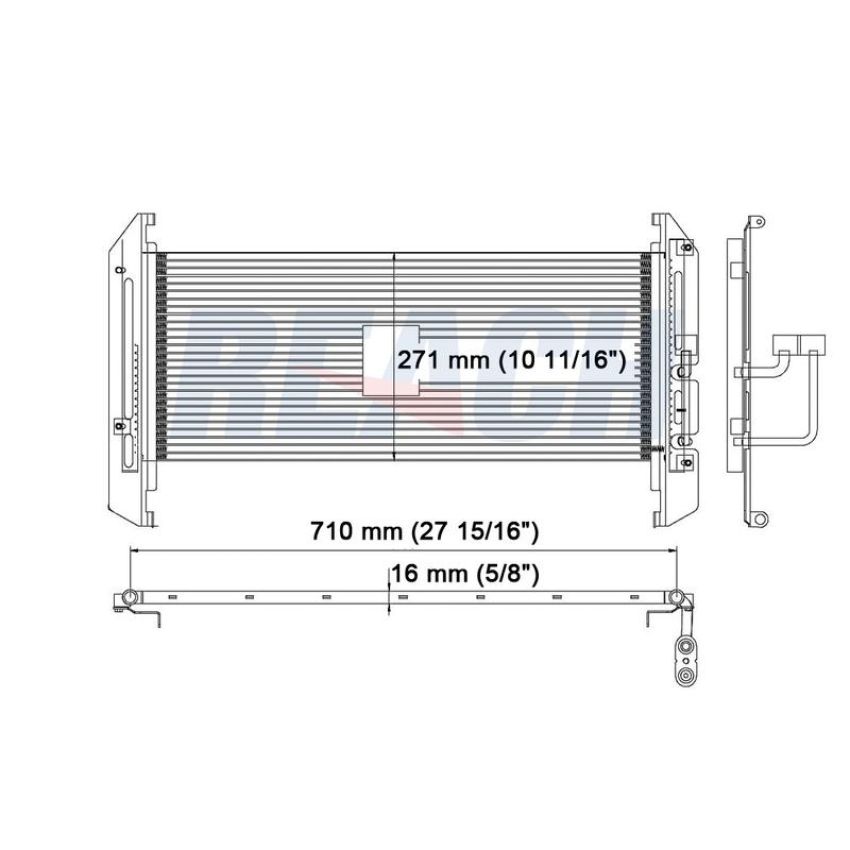 Reach International 31-3009 A/C Condenser