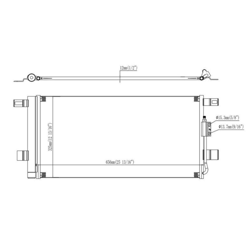 Reach International 31-30114 A/C Condenser