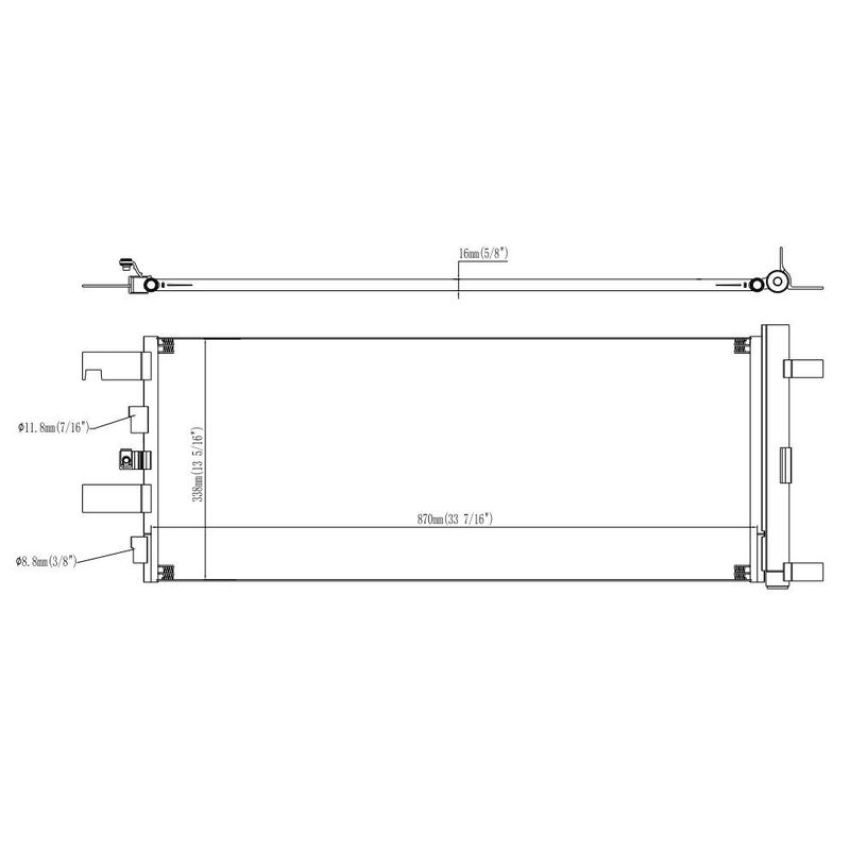 Reach International 31-30119 A/C Condenser