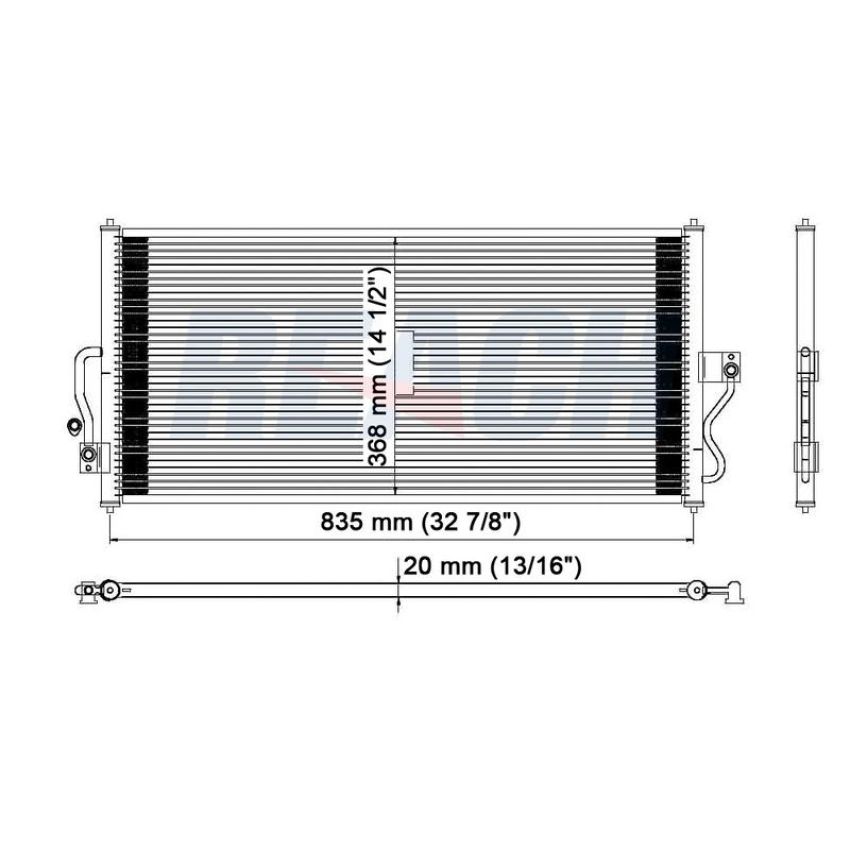 Reach International 31-3023 A/C Condenser
