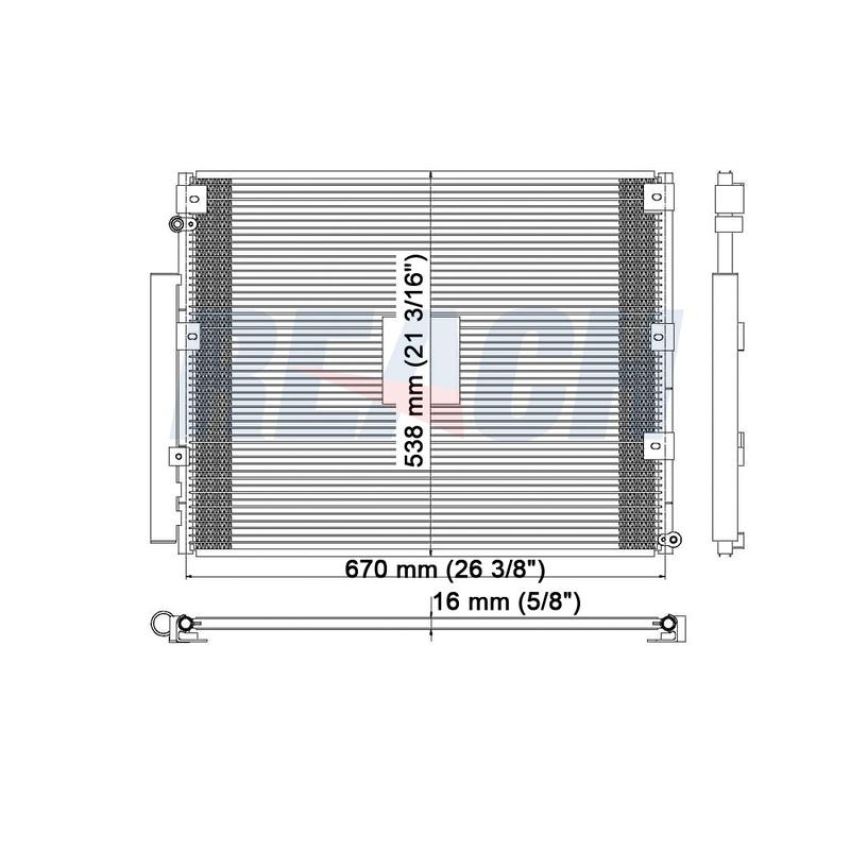 Reach International 31-3024 A/C Condenser