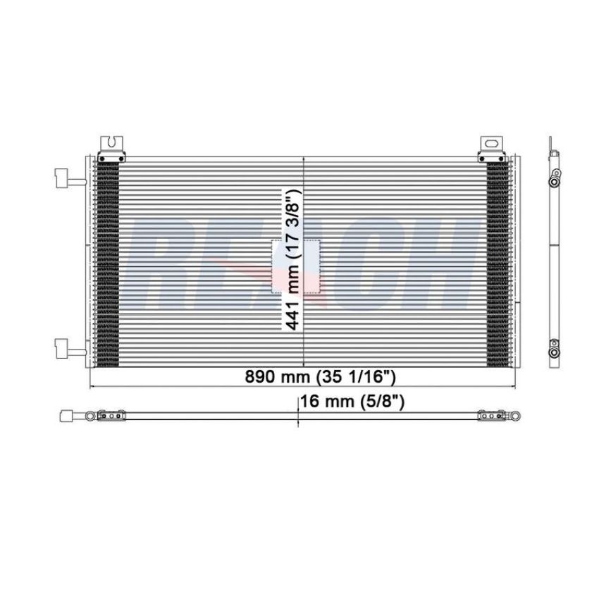 Reach International 31-3026 A/C Condenser