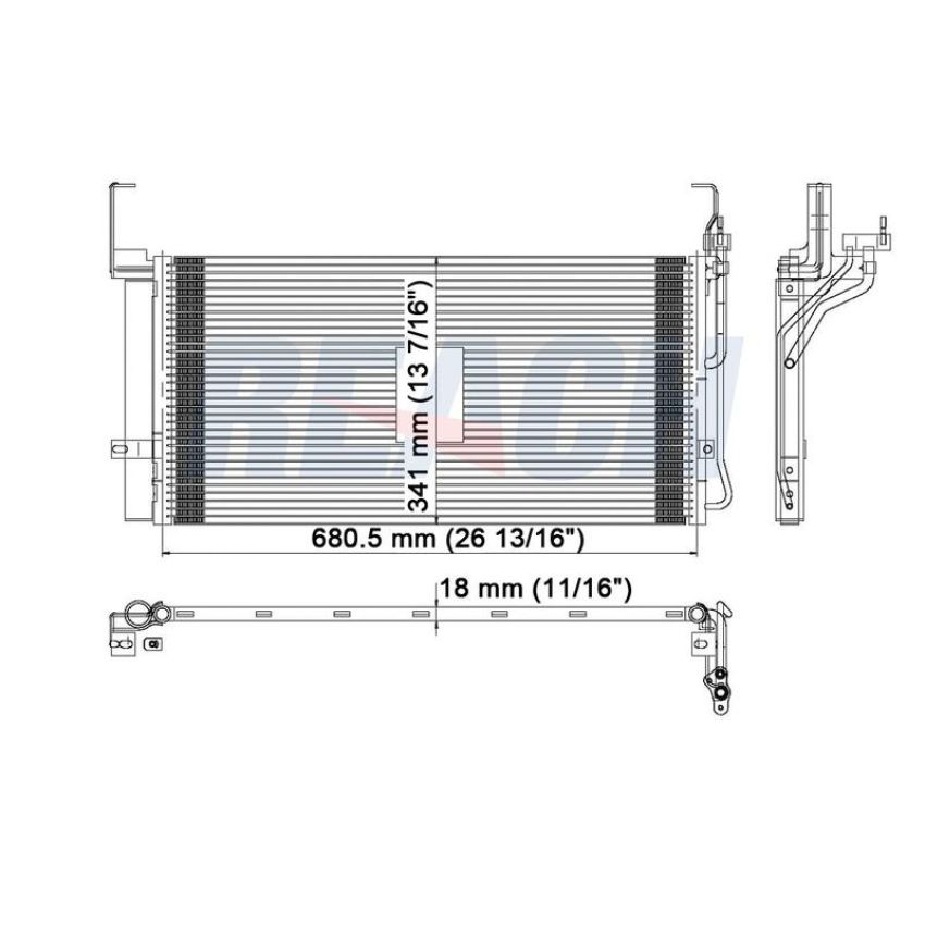 Reach International 31-3030 A/C Condenser