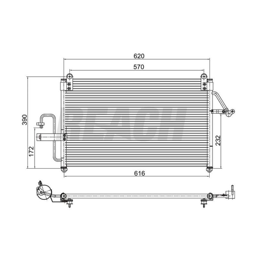 Reach International 31-3031 A/C Condenser