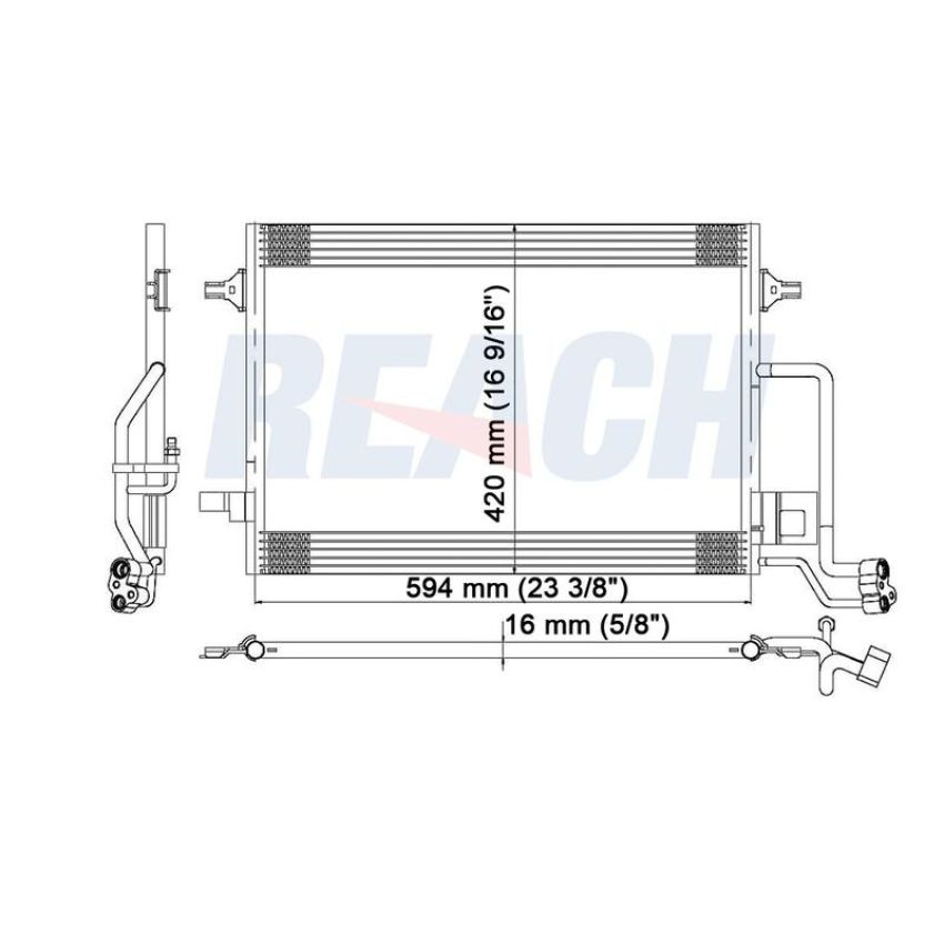 Reach International 31-3039 A/C Condenser