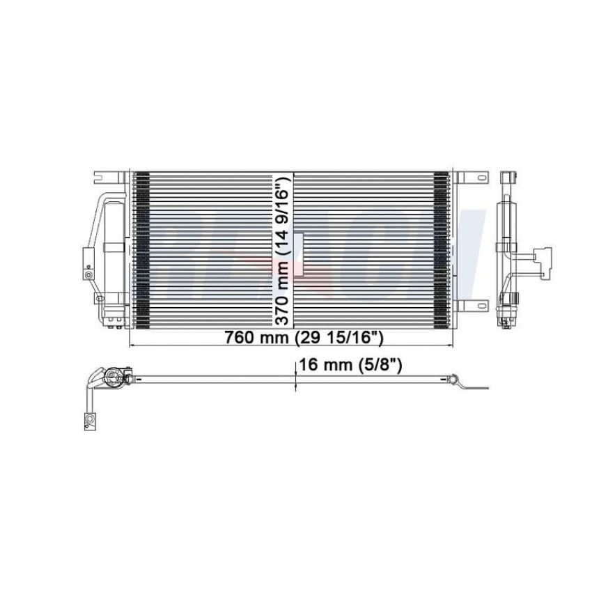 Reach International 31-3050 A/C Condenser